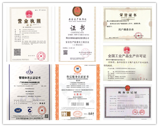 八吉星營(yíng)業(yè)執照、證書(shū)