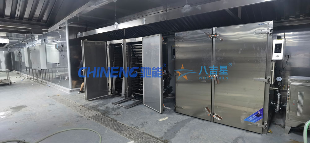 梅州中央廚房工程熱廚區
